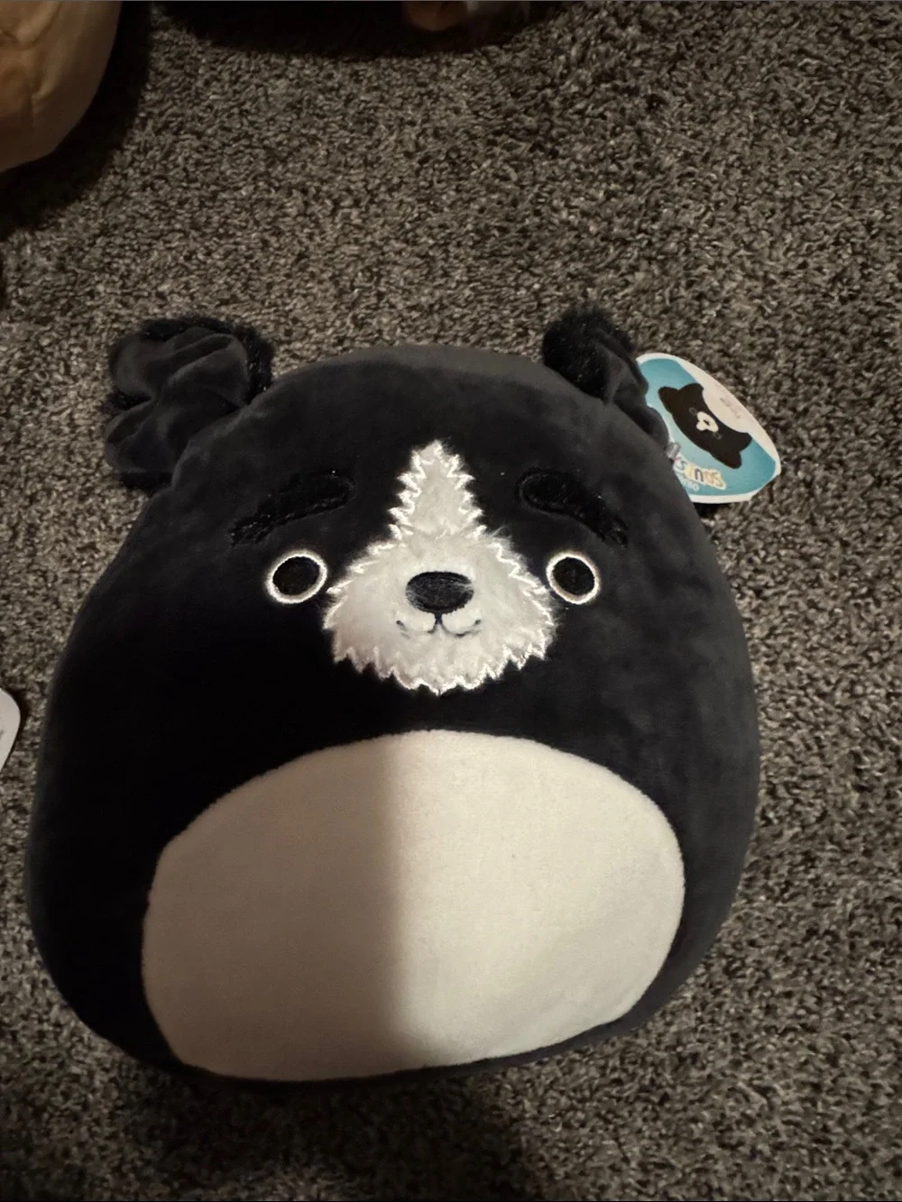 Squishmallows Plush Pet Collection - Tan, Black & Pink Accents